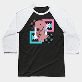 Trans Pride Cute Dinosaur Baseball T-Shirt